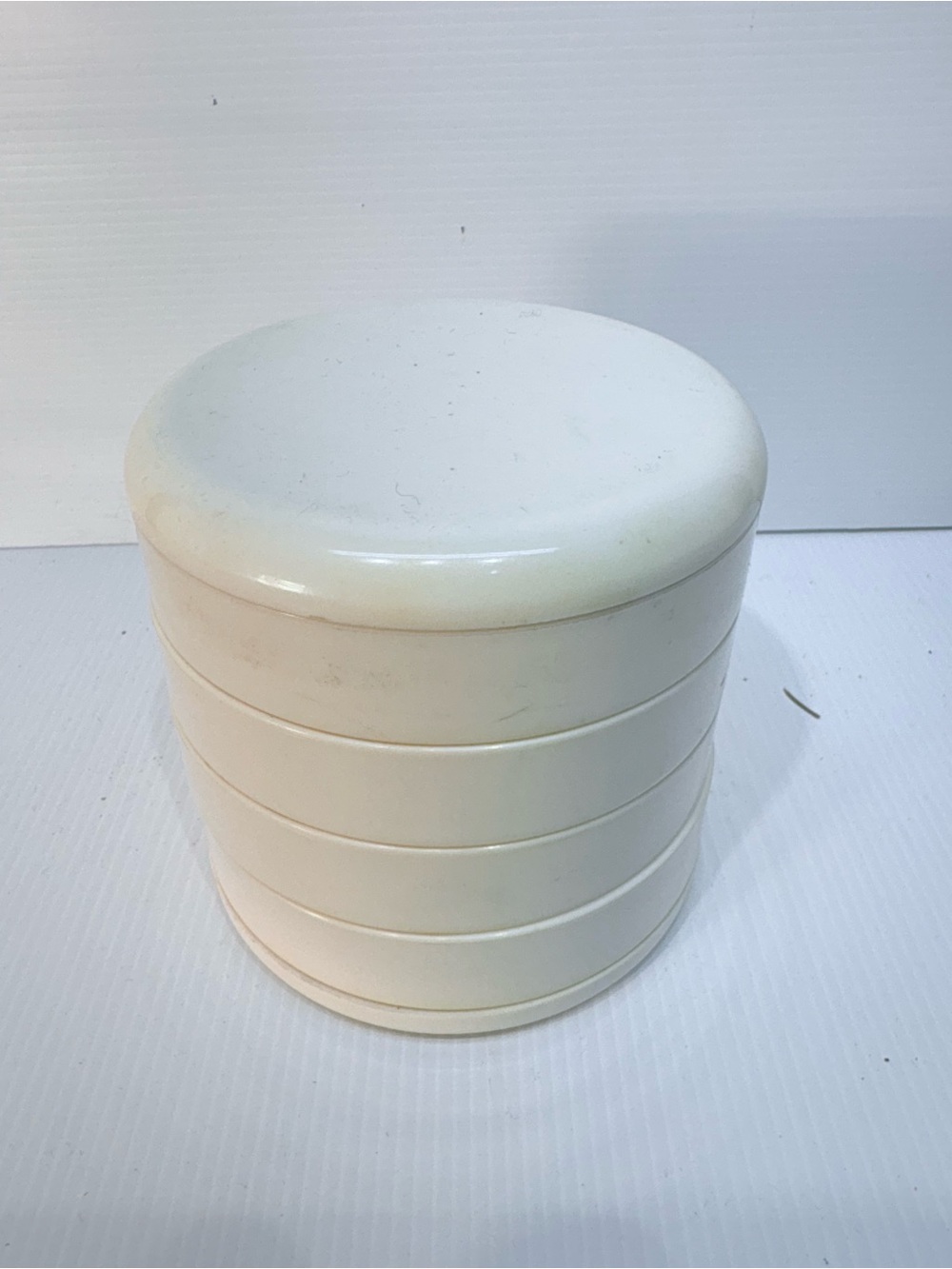 Vintage 1979 InterDesign Swivel Desk & Jewelry Organizer, Rotating Tiers